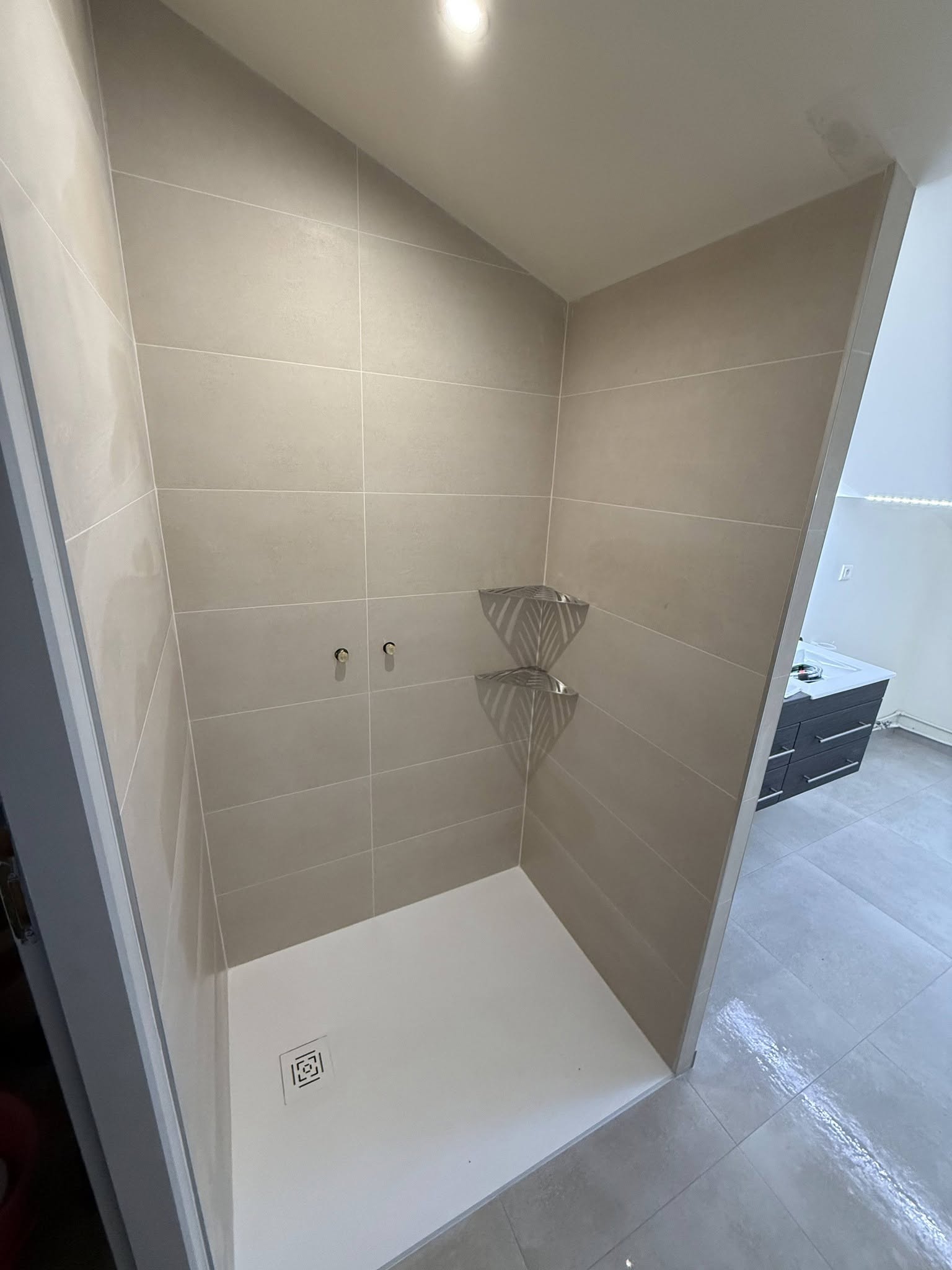 douche - Projet douche-italienne-mosnac
